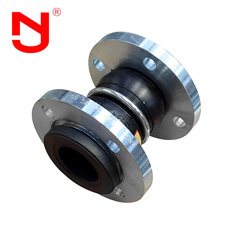 DN100 Conexión de la articulación de expansión de goma de doble esfera con brida Tipo de expansión de la articulación