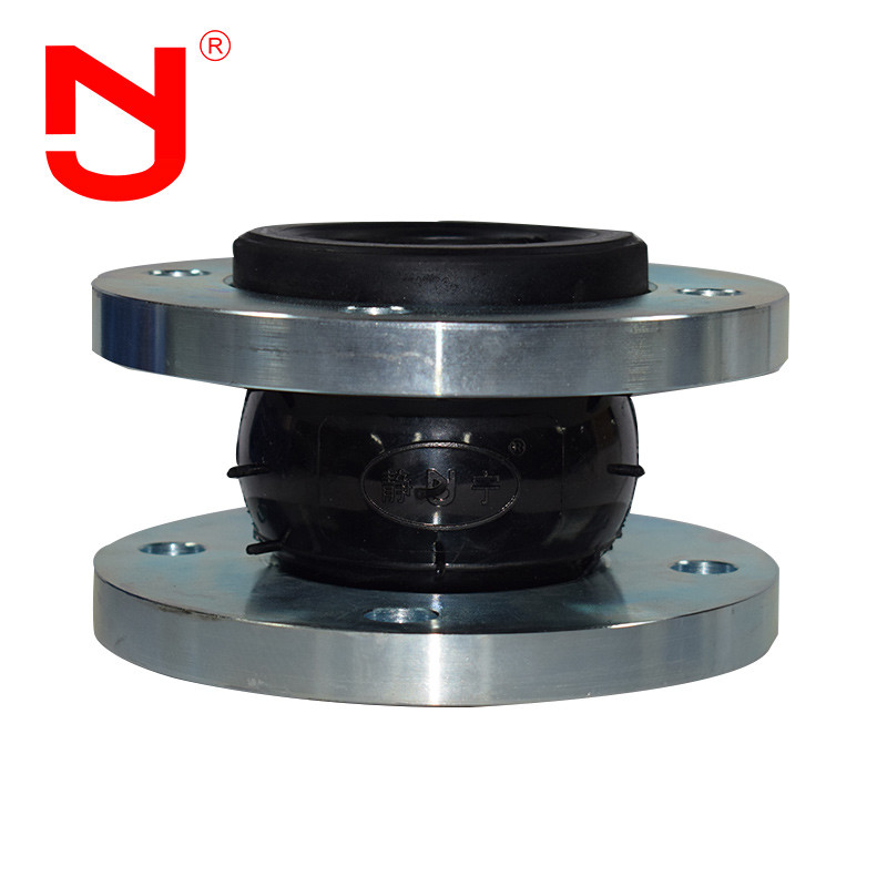 Tipo de conexión EPDM de la brida flexible de caucho de esfera única SS304 para juntas flexibles de caucho