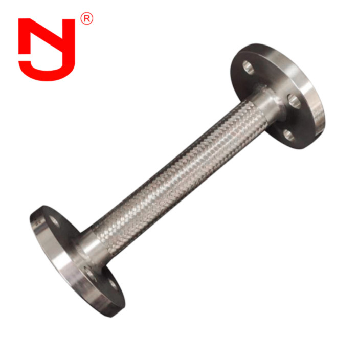 Conector flexible de tubería de metal corrugado trenzado con alambre de acero inoxidable