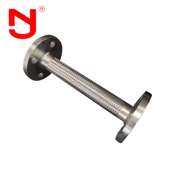 Conector flexible de tubería de metal corrugado trenzado con alambre de acero inoxidable