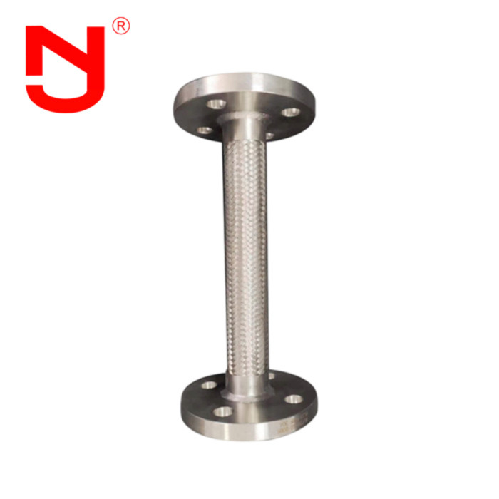 Conector flexible de tubería de metal corrugado trenzado con alambre de acero inoxidable