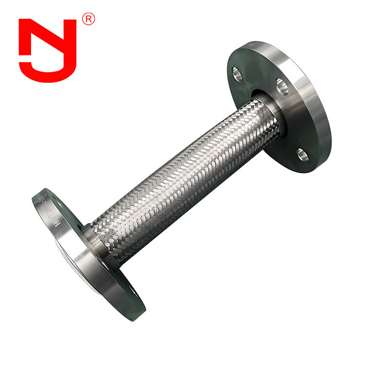 Tubería flexible de acero con revestimiento de PTFE Manguera metálica corrugada Manguera flexible para gas