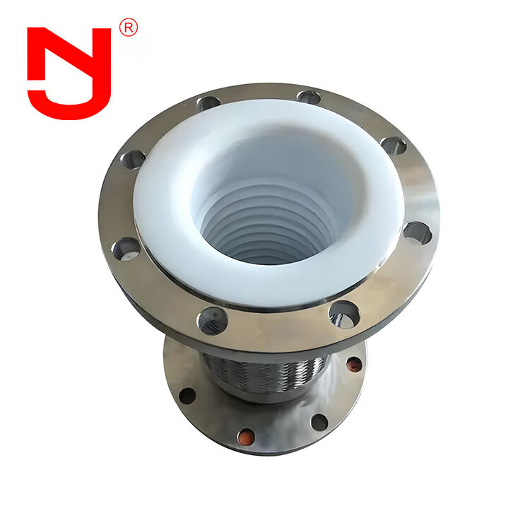 PTFE revestimiento de acero inoxidable DN25 manguera de acero trenzado manguera de metal corrugado para aplicaciones industriales