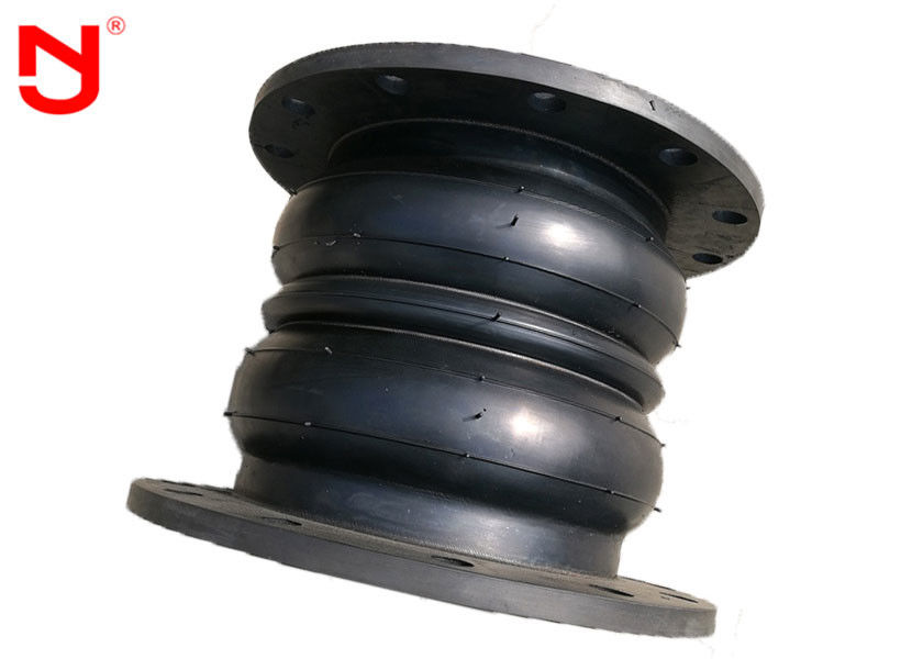 Conector común de la esfera gemela, de goma flexible de goma 0.6-2.5MPa del acoplamiento del tubo
