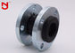 DN80 DIN Single Sphere Rubber Expansion Joint Steel Wire Strand Pressurized Ring