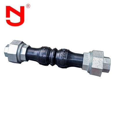 Conector flexible de caucho de unión de rosca de acero inoxidable EPDM