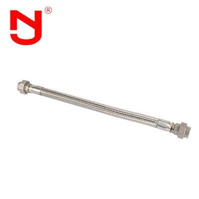 Se trata de una línea de cable de acero inoxidable trenzada con manguera de metal flexible de tipo Unión de gas flexible.