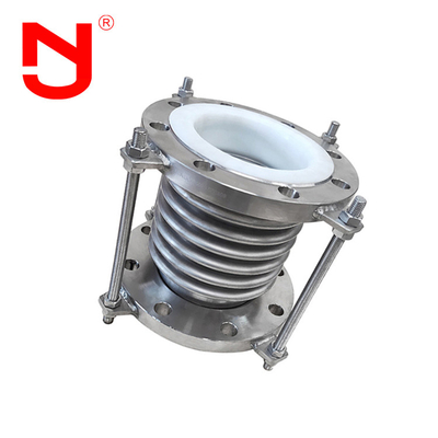 Junta de expansión de metal SS316 Resistencia a altas temperaturas PTFE revestido