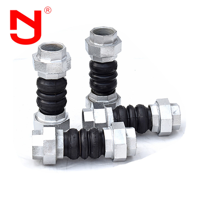 Conector de caucho de unión de rosca de acero inoxidable Bspt con rosca de expansión para tubería