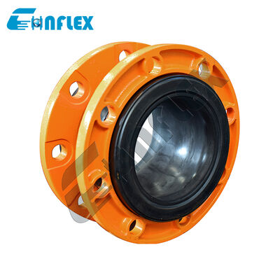 Junta flexible de caucho con flanges EPDM: tubos resistentes a la corrosión para aguas residuales y plantas de tratamiento de aguas