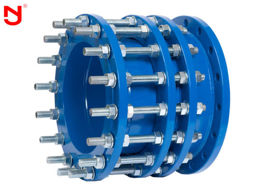 Las instalaciones de tuberías dúctiles de PN10 PN16 PN25 deslizan el tipo instalación conveniente para soportar la tensión axial