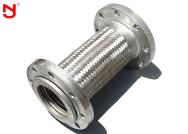 La manguera trenzada metal del reborde, trenzó a Flex Connectors Non Vibration Noise SS 304