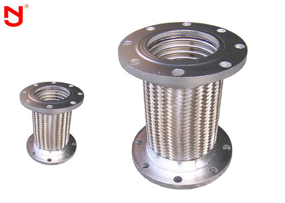 La junta de dilatación del metal de la tubería Sprial soldado con autógena absorbe crecimiento termal con el reborde