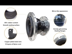 Junta de dilatación de goma reducida